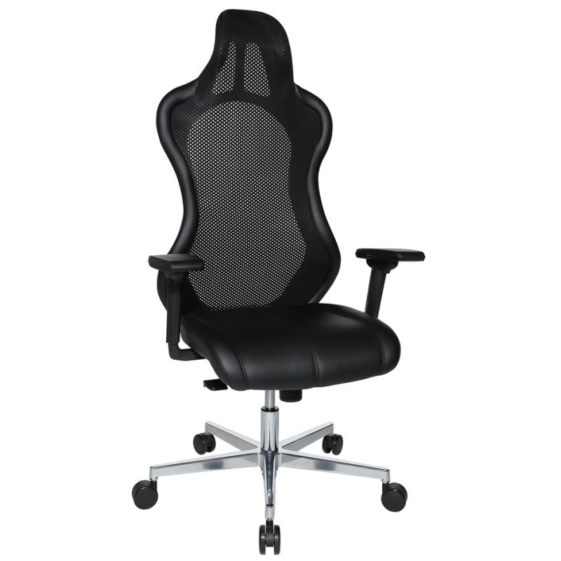 Topstar bureaustoel Open Chief Premium, zwart, 4D-armleuningen, 110 kg draagkracht